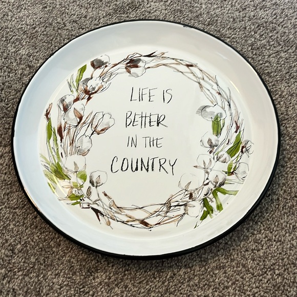 Life is better in the country serving tray! - Picture 1 of 4